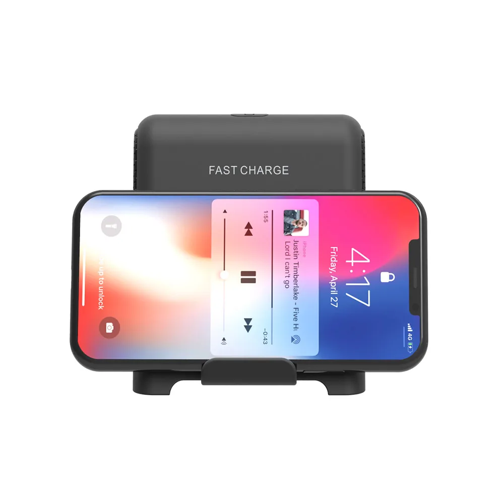 2 в 1 Беспроводное зарядное устройство Bluetooth динамик портативный Bluetooth динамик супер бас сабвуфер стерео динамик для телефона для компьютера