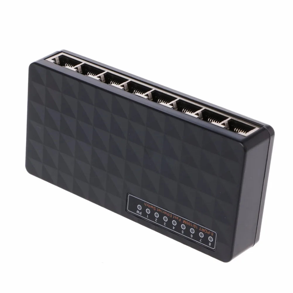 Сетевой коммутатор 8-RJ45 10/100 Мбит/с | Компьютеры и офис