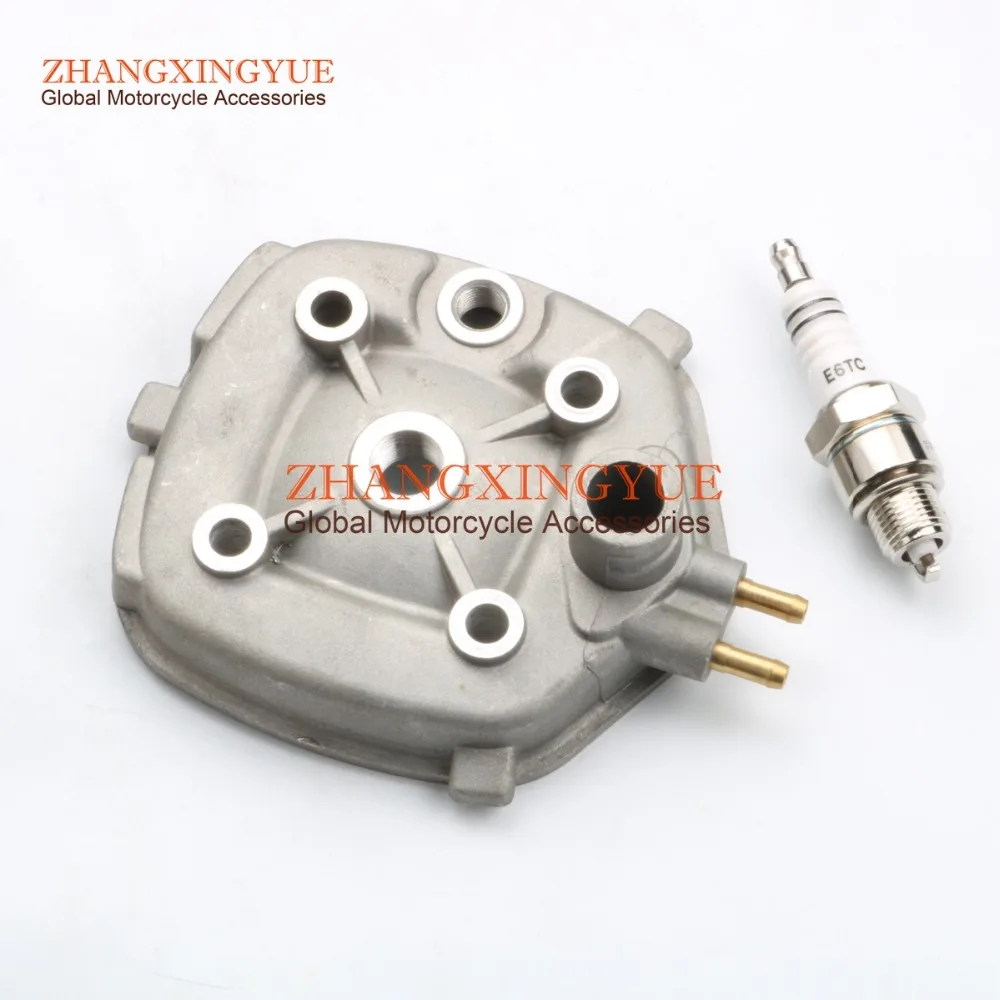 2 stroke Cylinder Head &amp E6TC spark plugs for Minarelli Aprilia Area 51 ZD4MY Gulliver 50 LC ZD4MDB Sonic 2T 40mm - 47mm | Автомобили и