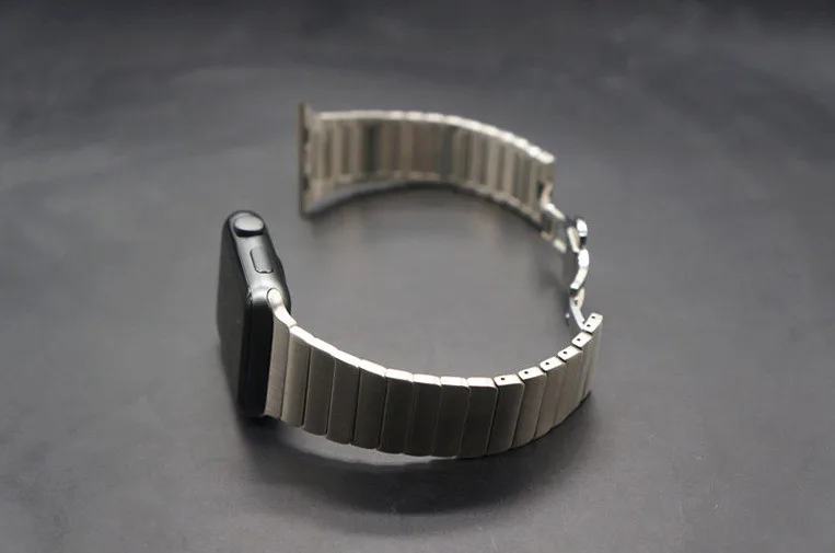 1:1 официальный браслет из нержавеющей стали с металлическими звеньями ремешок