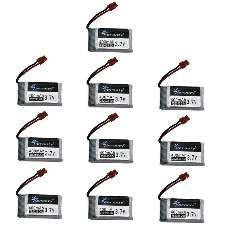 3 7 V 400mah Lipo батарея для SYMA X15 X5A-1 X15C X15W H31 X4 H107 KY101 E33C E33 U816A V252 H6C RC Quadcopter запасные части