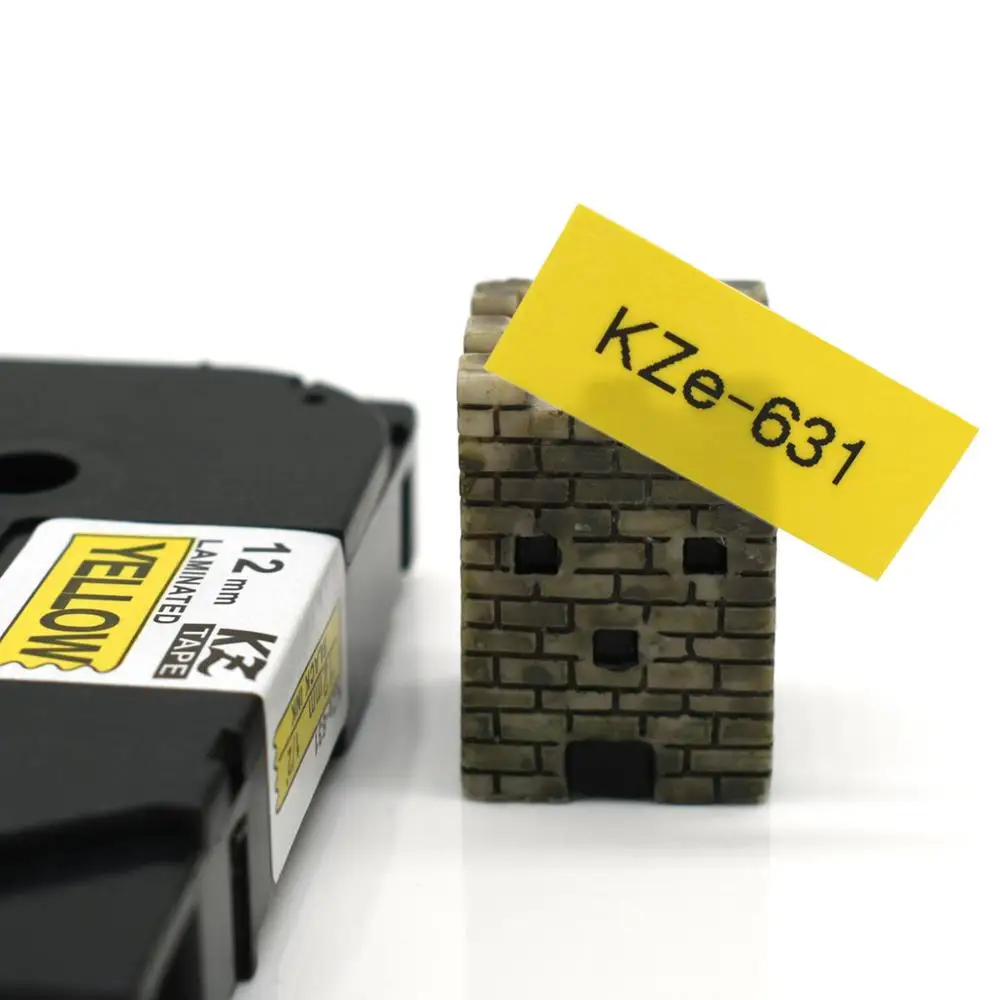 CIDY TZ631 TZ 631 TZe631 TZe ламинированная клейкая лента для этикеток на клейкую ленту с