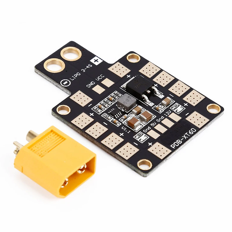 Бесплатная доставка/Matek System PDB XT60 W / BEC 5 В и 12 2 унции меди для радиоуправляемого