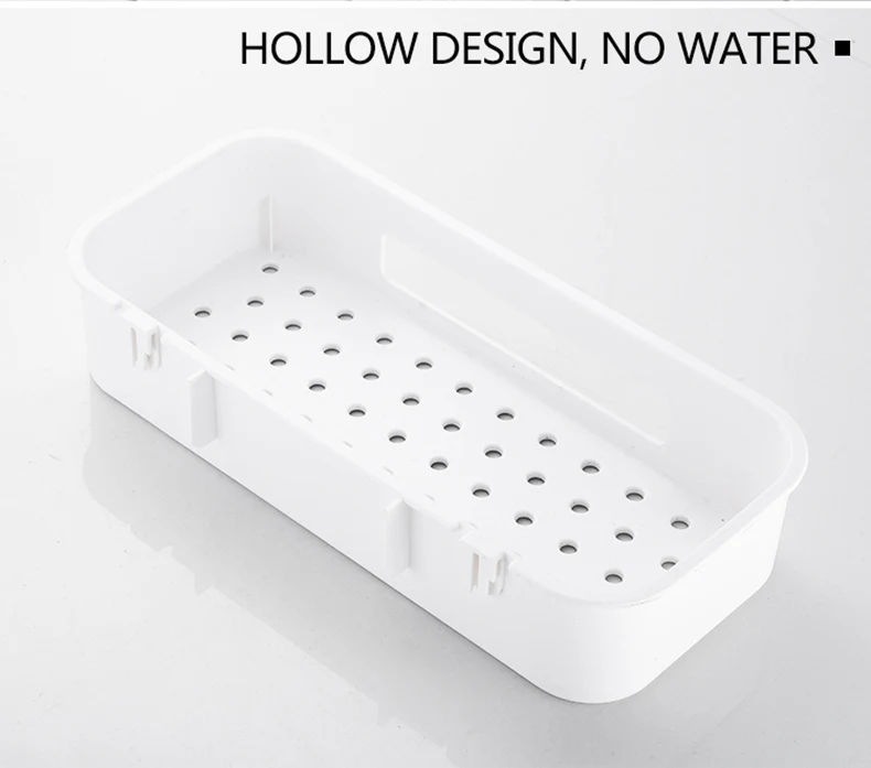 KLX High quality bathroom Vacuum Strong Suction cup shelf Kitchen Punch free No trace Spice rack home Storage makeup organizer
