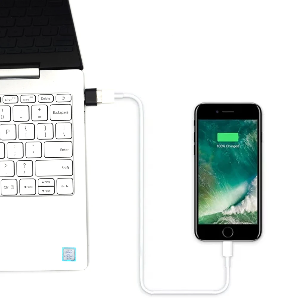 USB C OTG адаптер с ремешком для Xiaomi Mi Samsung Galaxy S8 Plus S9 S10 note 8 10 9 Google Pixel 2 XL Type usbc кабель|otg