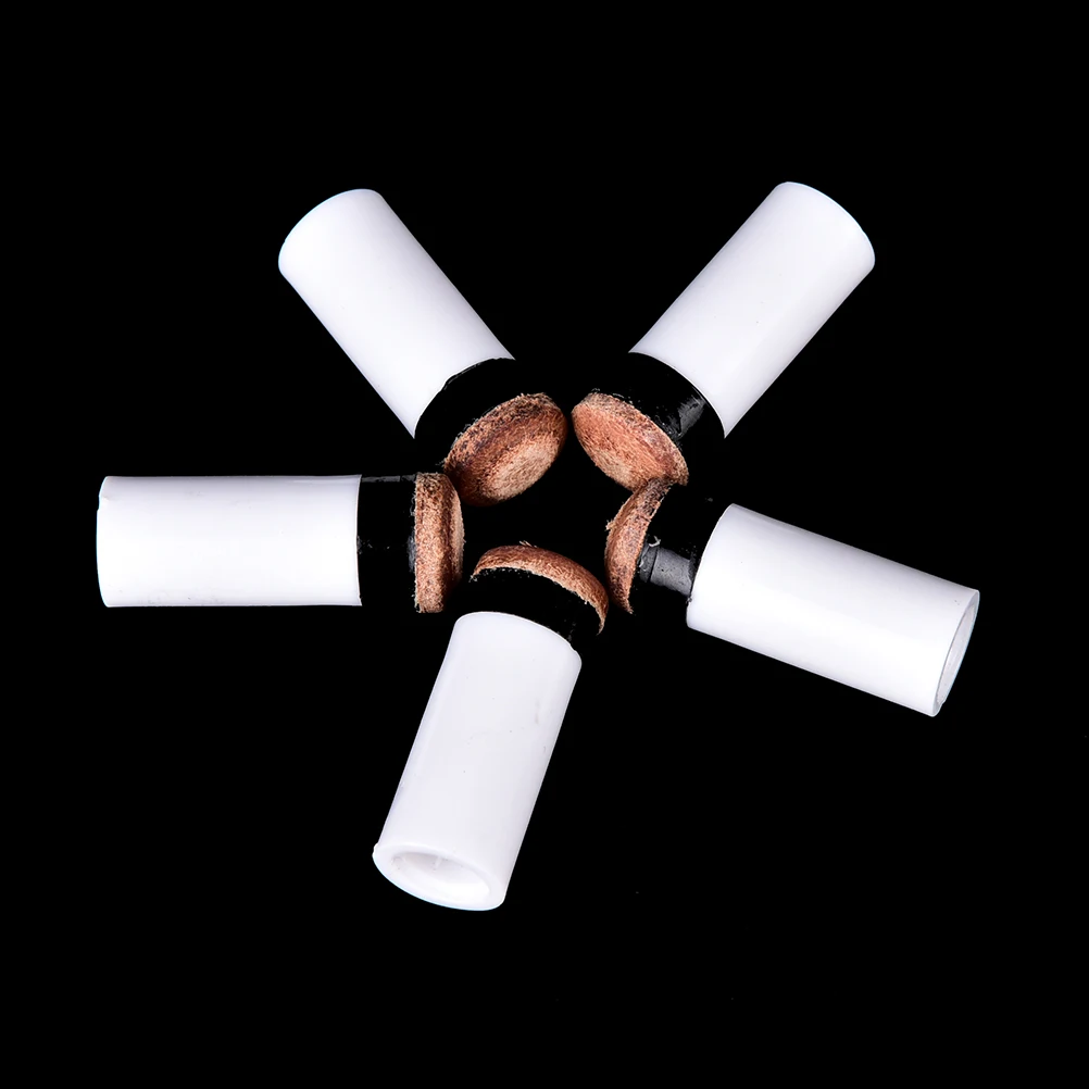 

5Pcs13mm Sports Entertainment Screw On Cue Tips For Billiard Pool Cue Stick and Snooker Cue Replacement Parts Stick Repair Tool