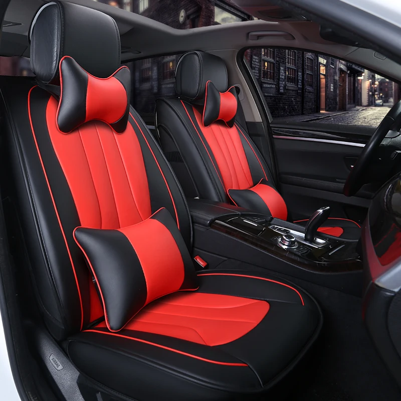 Универсальный искусственная кожа сиденья автомобиля чехлы для audi a7 a8 q3 АПА q5