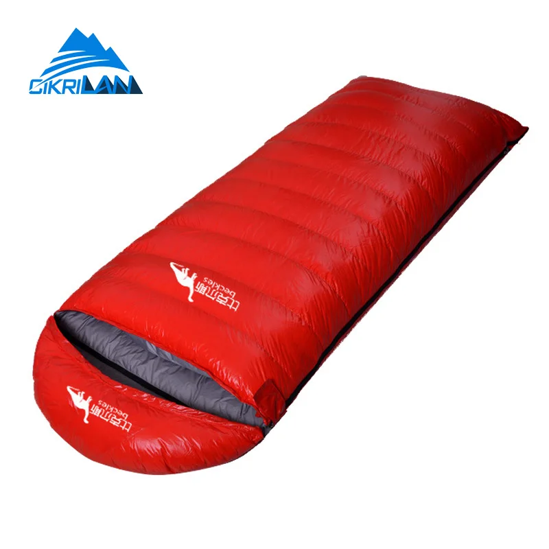 Открытый походный конверт теплый утиный пух спальный мешок Сверхлегкий