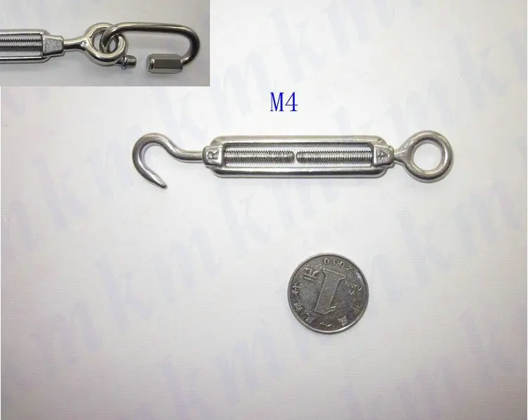 M4 американский тип Проволочный Трос из нержавеющей стали морская фурнитура 304