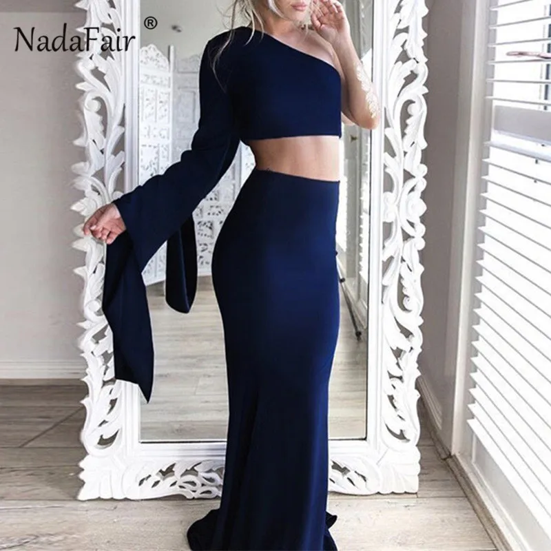 Ажурные Сексуальные Клубные вечерние платья Nadafair женские облегающие Макси с