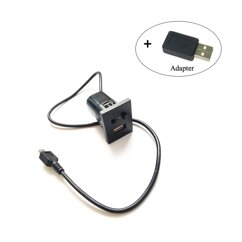 Черный и серебристый USB/AUX вход адаптер мини кабель USB слот интерфейс кнопки аксессуары для ford focus 2 mk2 2009 2010 2011