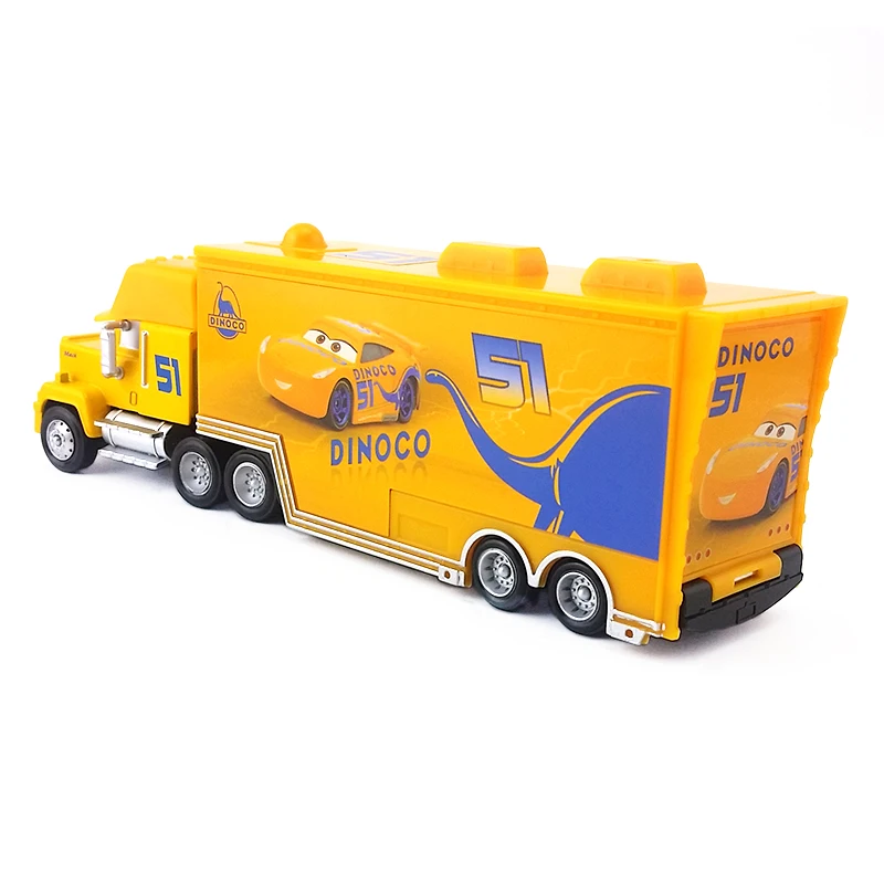 Disney Pixar Cars 3 Dinoco Cruz Ramirez's Hauler грузовик 1:55 автомобиль Развивающие игрушки модель