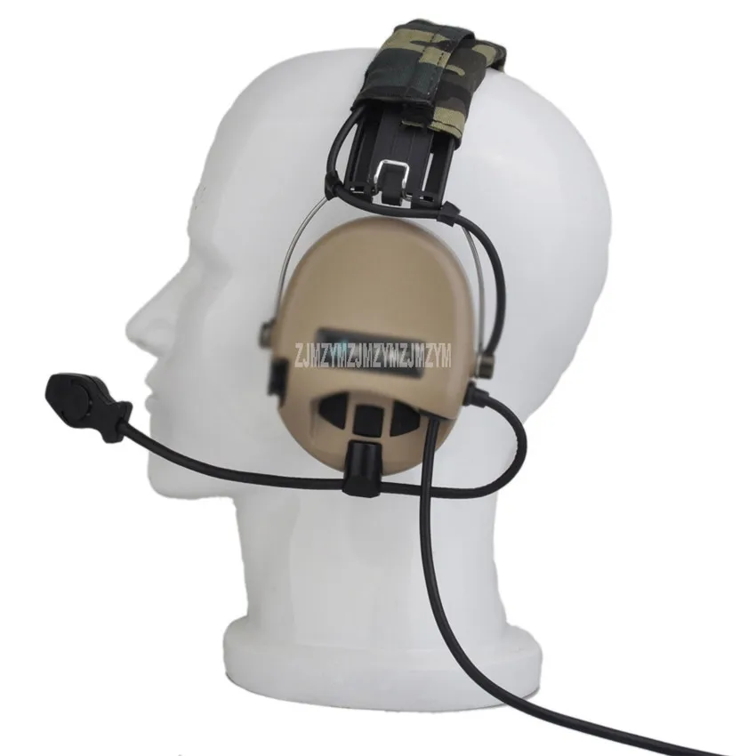 Z111 Tactical Microphone Headset For Comtac Sordin Noise Reduction Outdoor Sport Military High Tone Quality Headphone | Спорт и