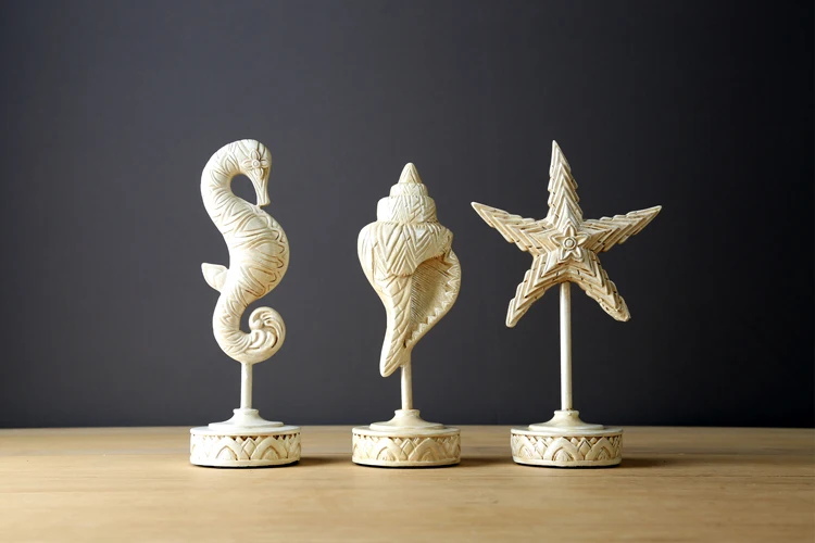 

Ocean Mediterranean Resin Starfish Seahorse Conch American Model Props Decoration Sanhai Elemental Decoration AP5021719