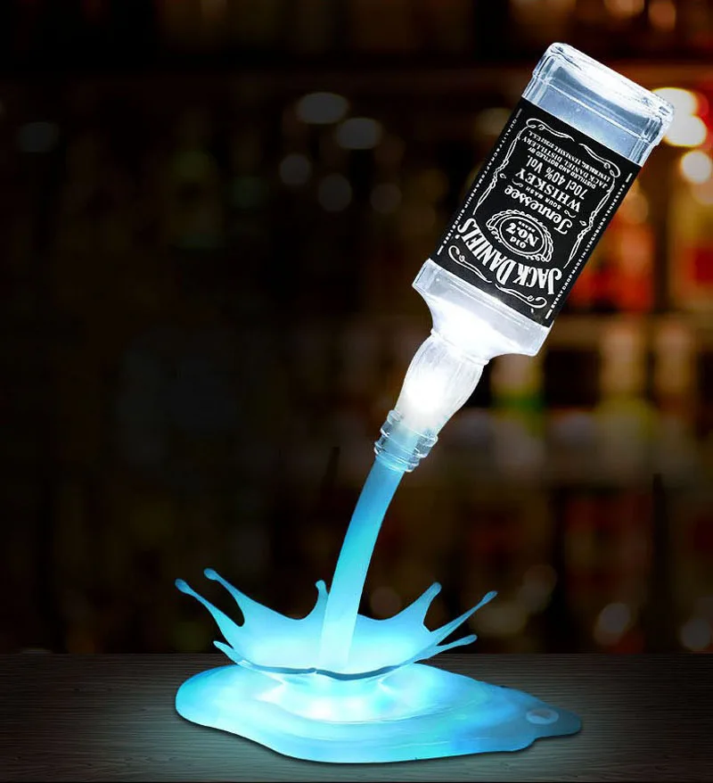 Светодиодный ночник с USB питанием, портативный сенсорный выключатель, RGB, светильник для ликера, винный светильник, бар, вечерние, выставочный дисплей, украшение