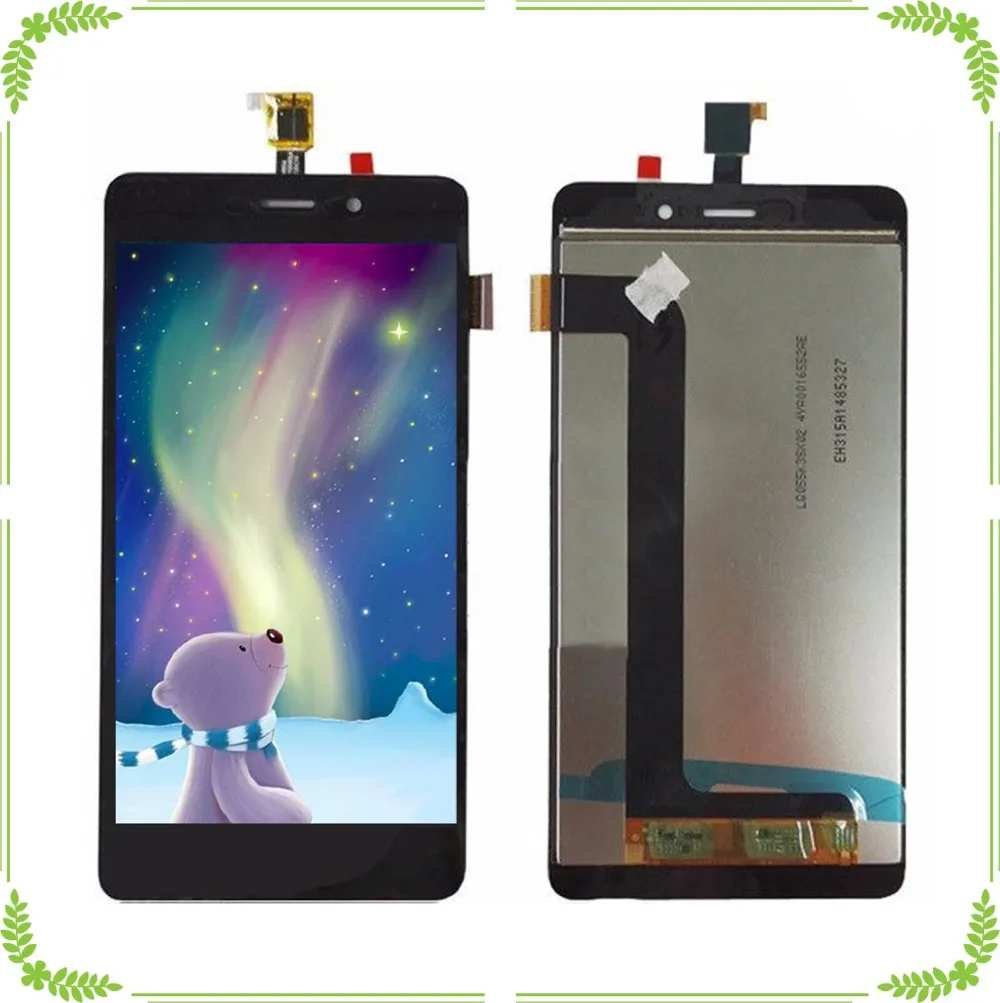 Черный ЖК дисплей для Wiko Slide 2 в сборе с дигитайзером Сенсорная панель Сенсорный