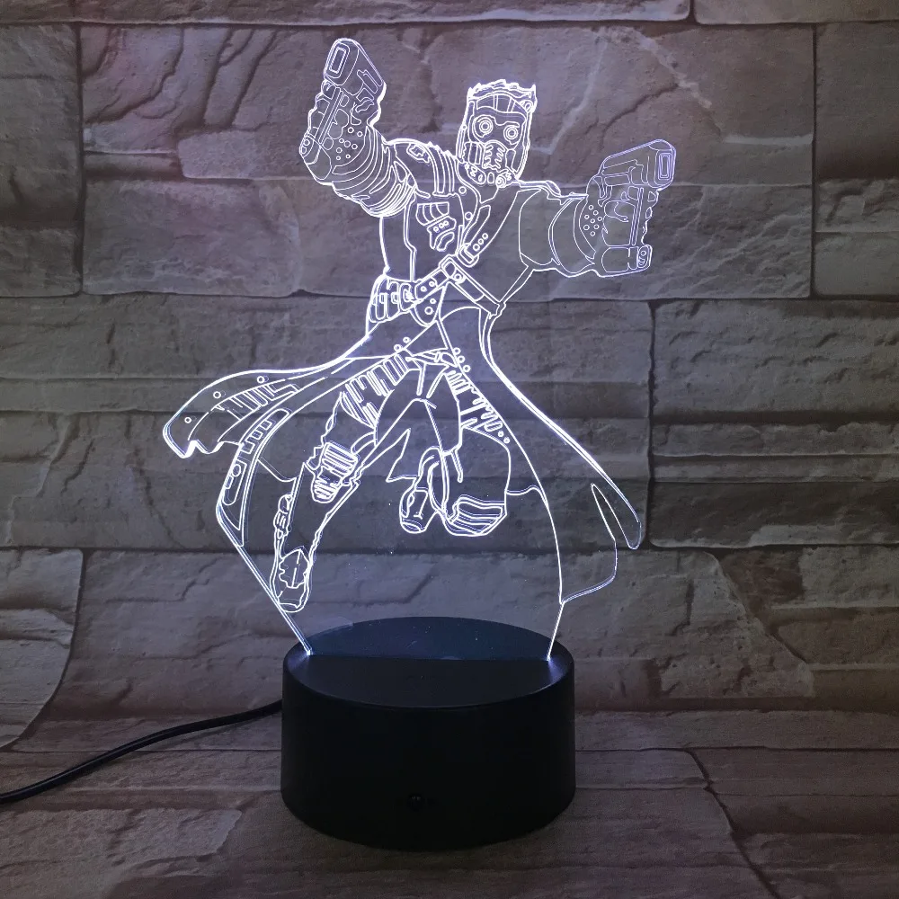 Новинка аниме Рисунок 3D светодиодный светильник Настольная лампа Хэллоуин