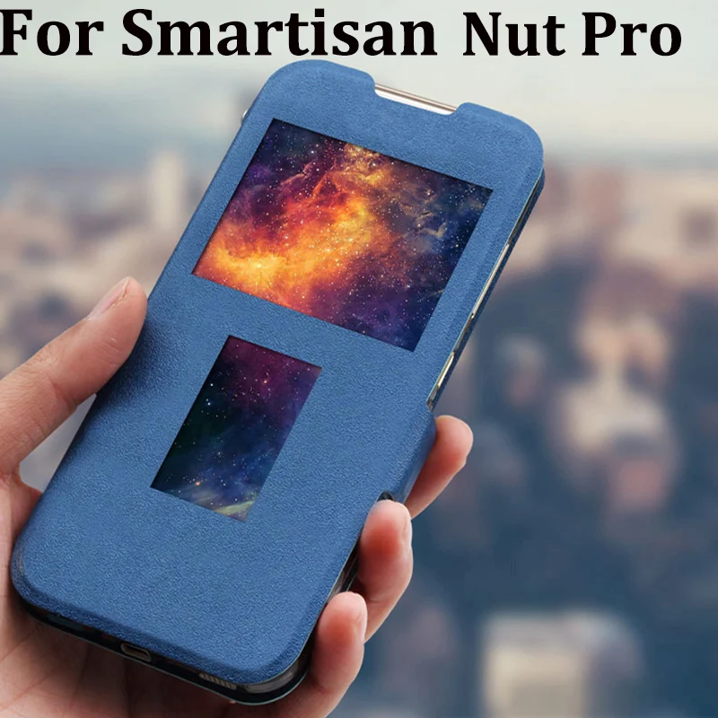 Чехол с открытым окошком для Smartisan nut Pro кожаный чехол телефона OD105 OD103 откидной |