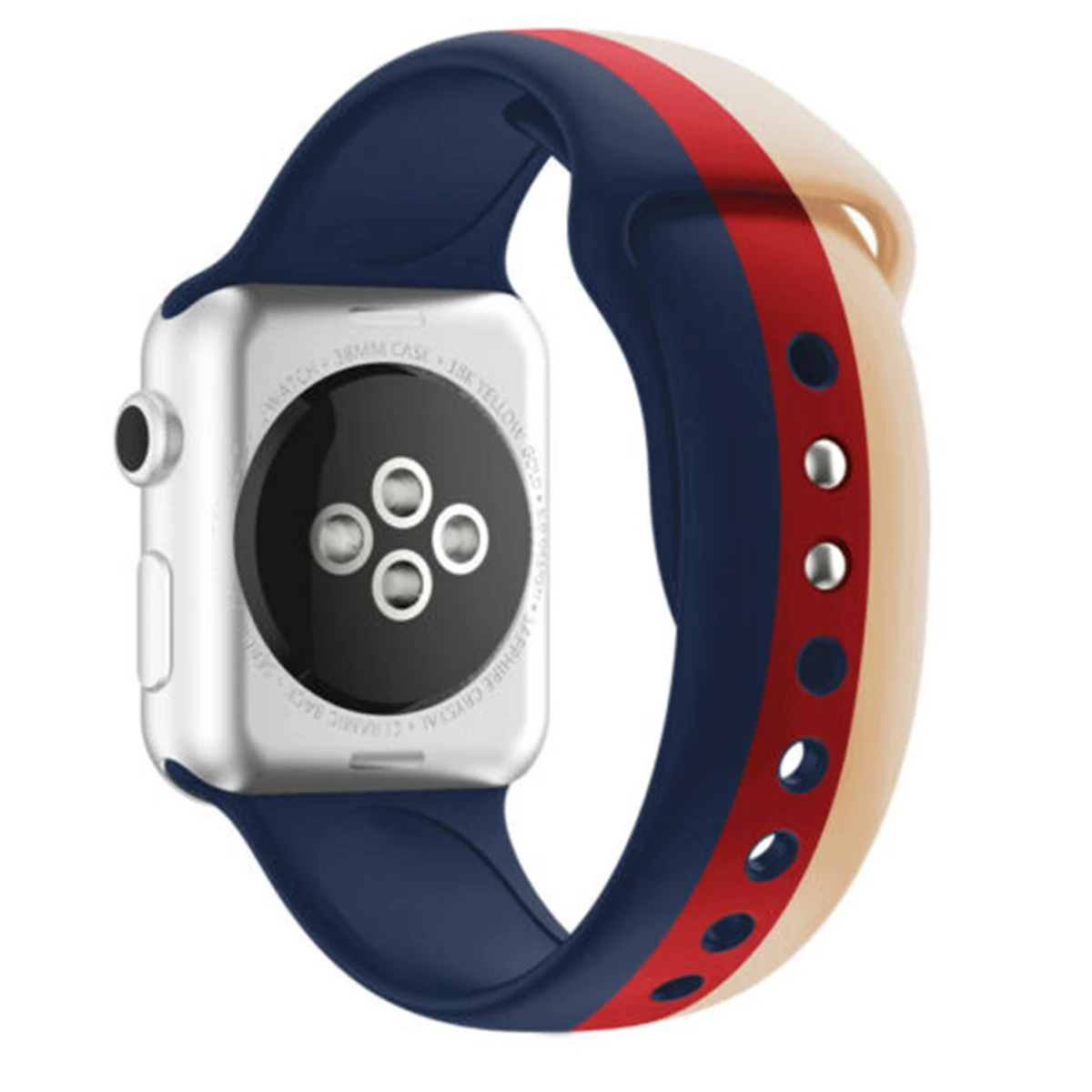 iWatch Strap Silicone Sport Band 38/42mm 40/44mm For Apple Watch Series 4 3 2 1 | Электроника