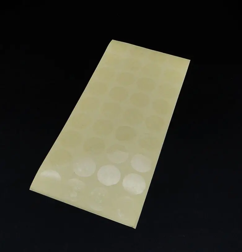 Заводские этикетки прозрачная обувь из ПВХ круг запечатывания Label1000pcs/Лот 16 mmclear