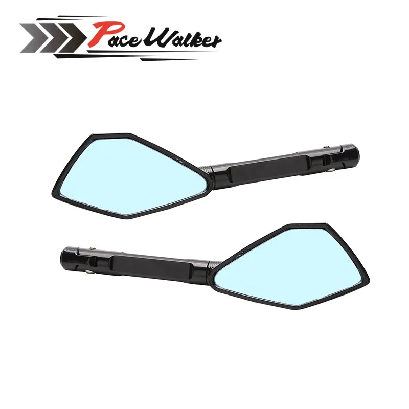 PACEWALKER CNC Aluminum Motorcycle pentagon long Rearview Side Mirror for HONDA R1 R3 R6 FZ6 GSXR600 750 1000 NINJA250 Z750 Z800|motorcycle parts