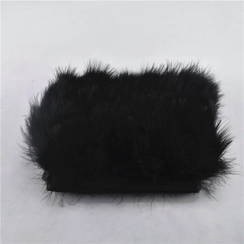 Пышные красивые черные перья лента в полоску турецкие для рукоделия юбка платье