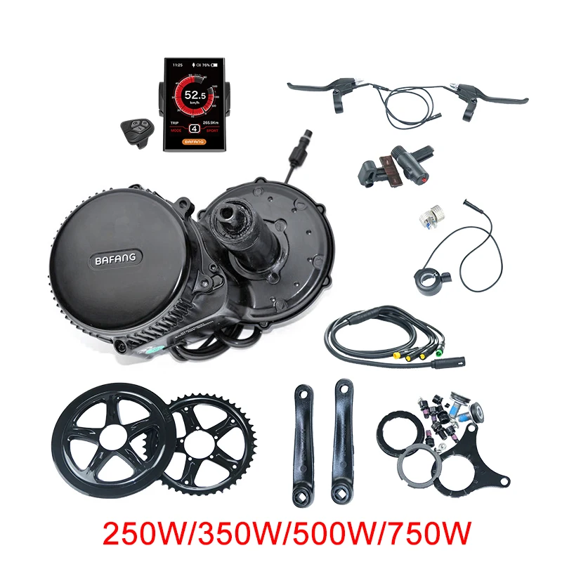 Bafang мотор 36V 250W 350W 500W 48V 750W 1000W BBS01 BBS02 BBSHD BBS03 электродвигатель "сделай сам", фара для электровелосипеда в комплект для переоборудования электрического велосипеда