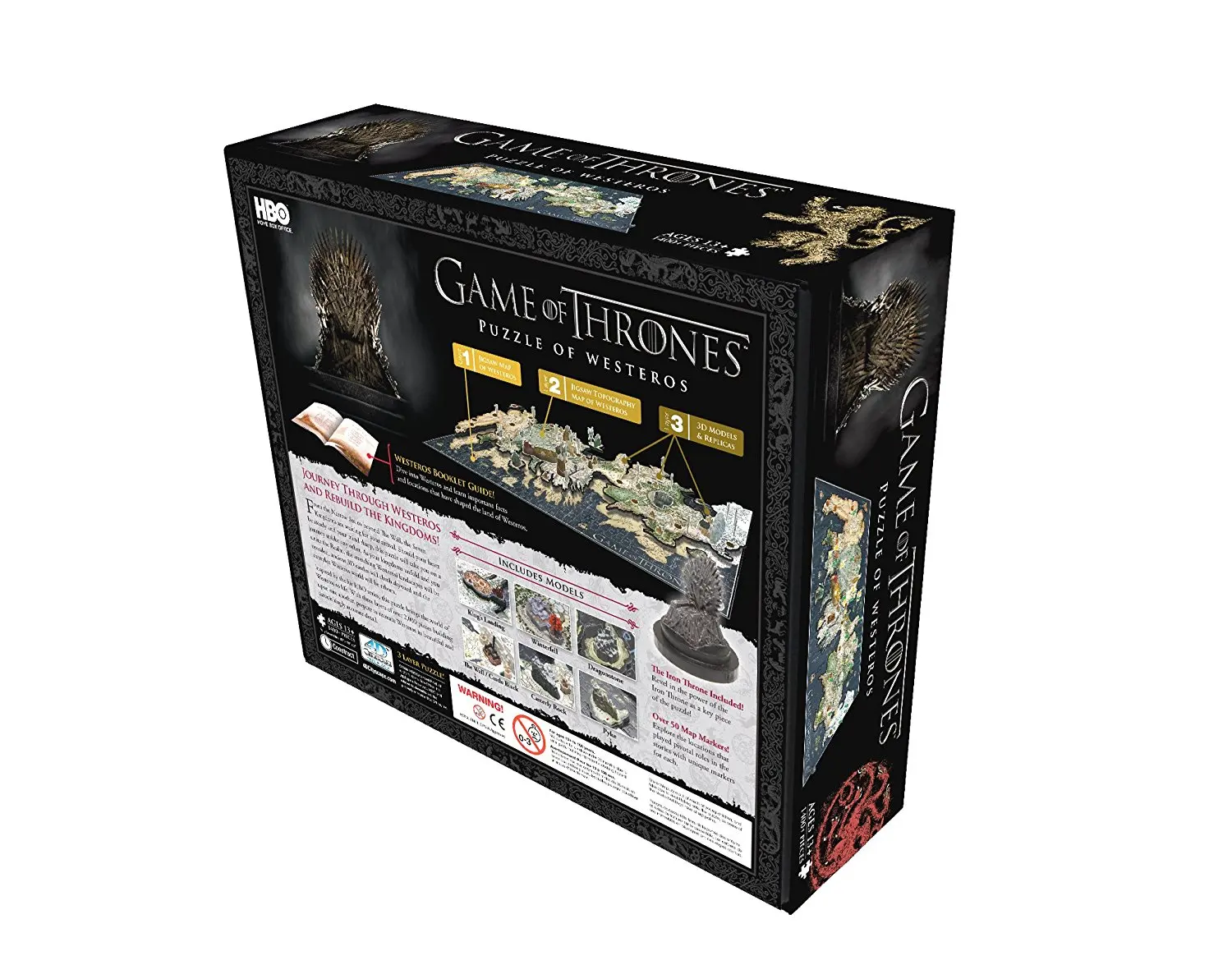 Игра престолов 3D Puzzle Вестероса Игрушечные лошадки 1400 + шт|puzzle game of thrones|game thrones