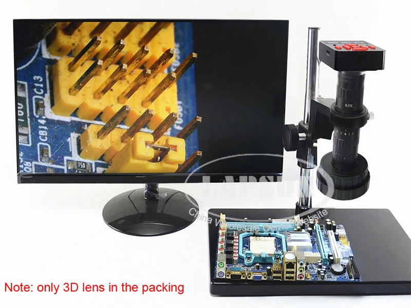 3D стерео и 2D (2 модели) 200X дисплей Zoom C Mount объектив для цифровой промышленной