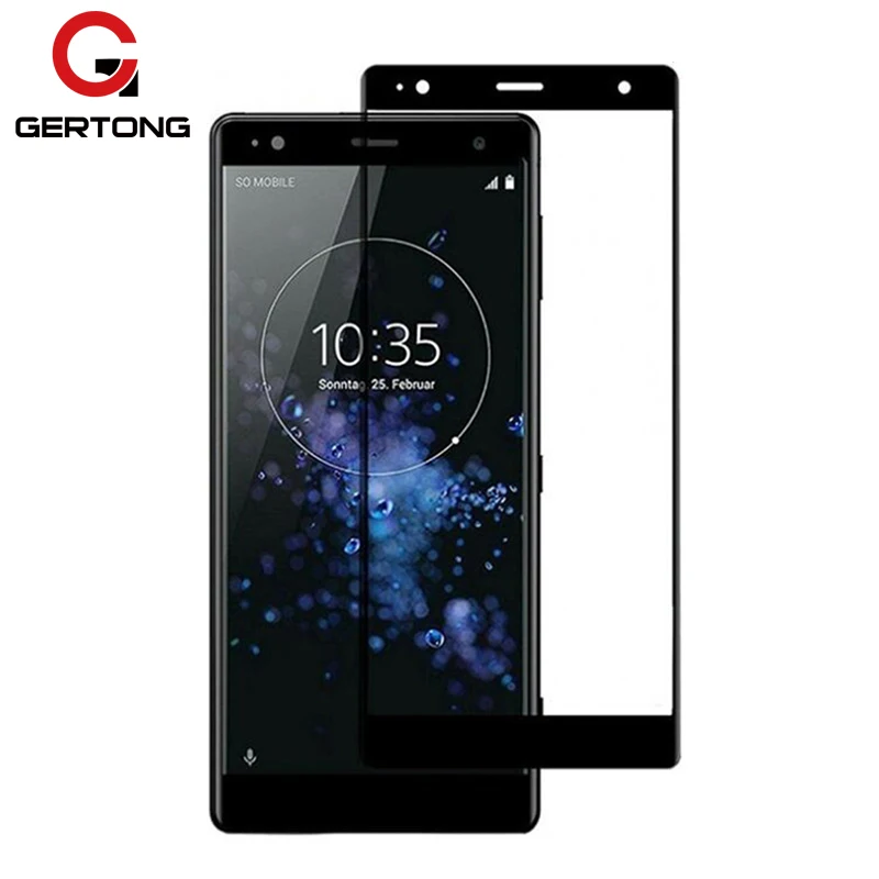 Закаленное стекло для Sony Xperia X XZ1 XZ2 XA XA1 XA2 XP XZS Compact Ultra XZ Premium полное покрытие защита
