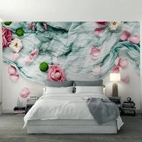 customize 3d photo flower wallpaper children room wallpaper sweet girl room wallpaper for bedroom living room tv background wall