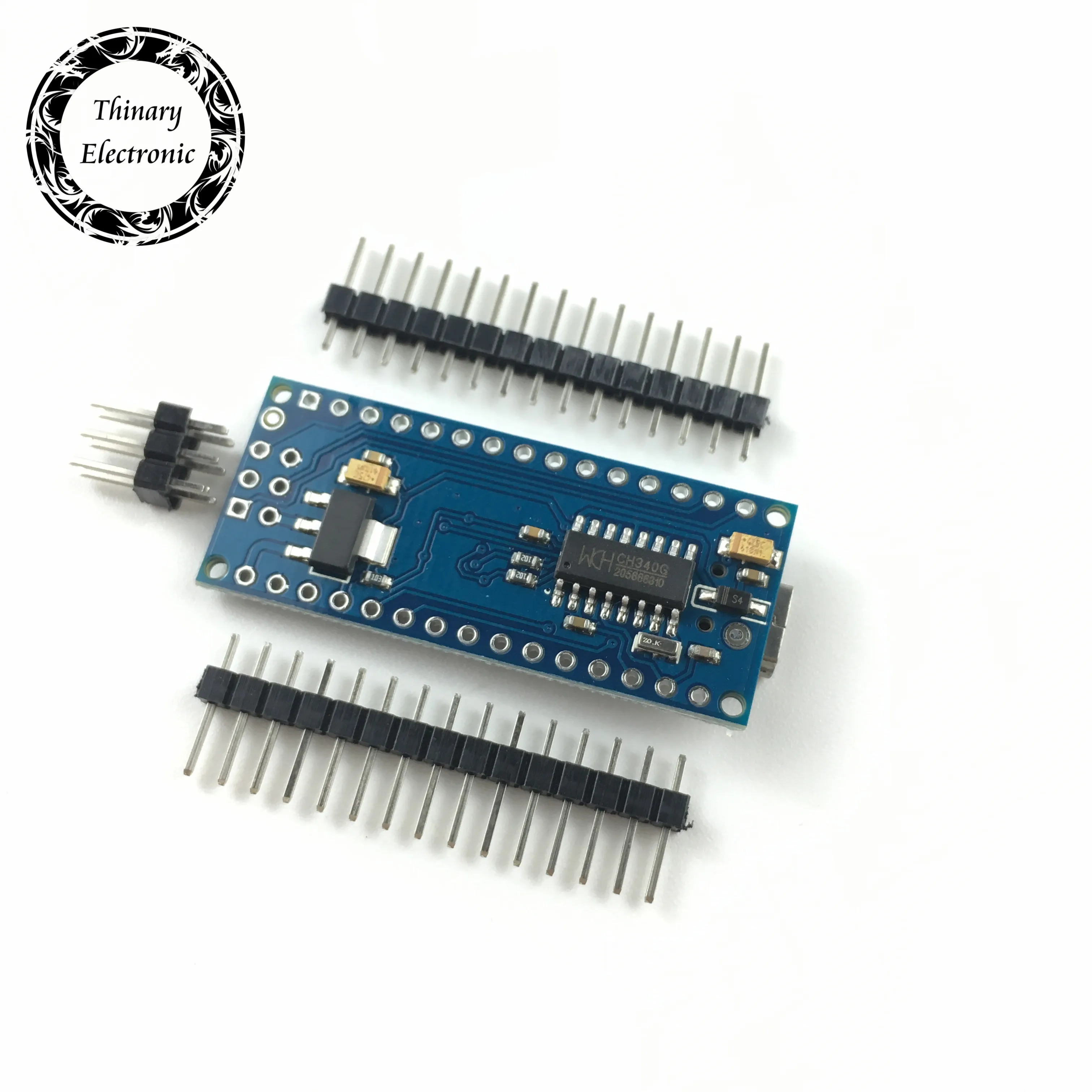 100 шт./лот Nano 3,0 контроллер совместимый для arduino nano CH340 USB драйвер не припаян Atmega328P контроллер для Arduino