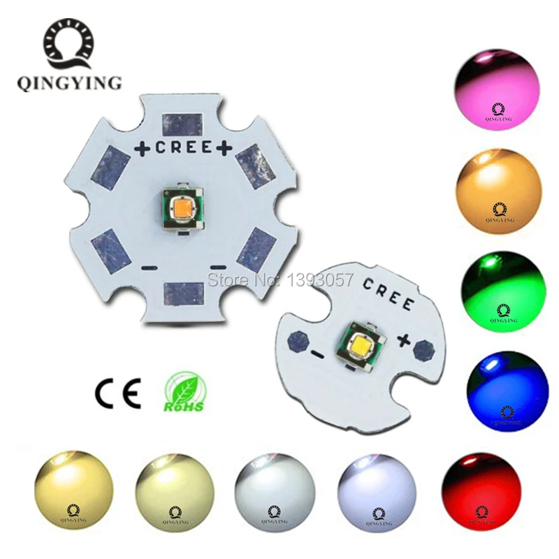 10 шт. Cree XPE XP E R3 3535 SMD высокой Мощность светодиодный светильник Холодный белый