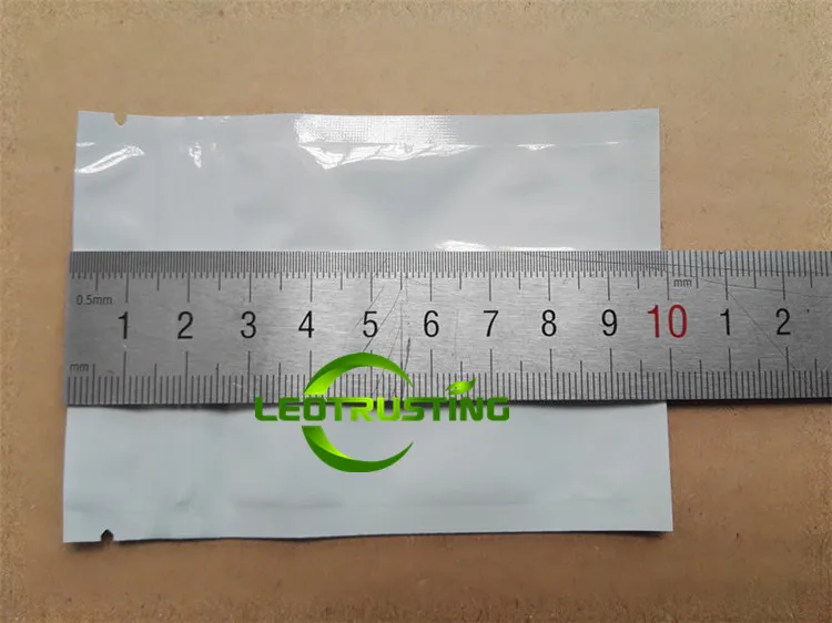 Leotrust 100 шт 7 цветов Глянцевая алюминиевая фольга Ziplock сумка плоская Нижняя блестящая фольга Упаковка мешок образец мешок порошок подарочные пакеты