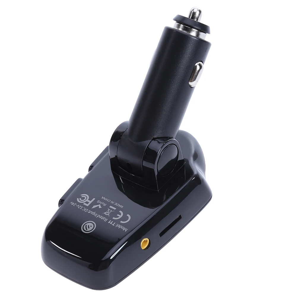 Bluetooth автомобильный комплект беспроводной fm передатчик радио адаптер Fm