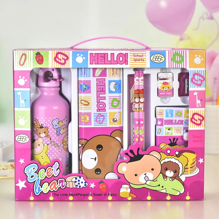 7 шт. детский подарок на Рождество канцелярская коробка набор день рождения новый