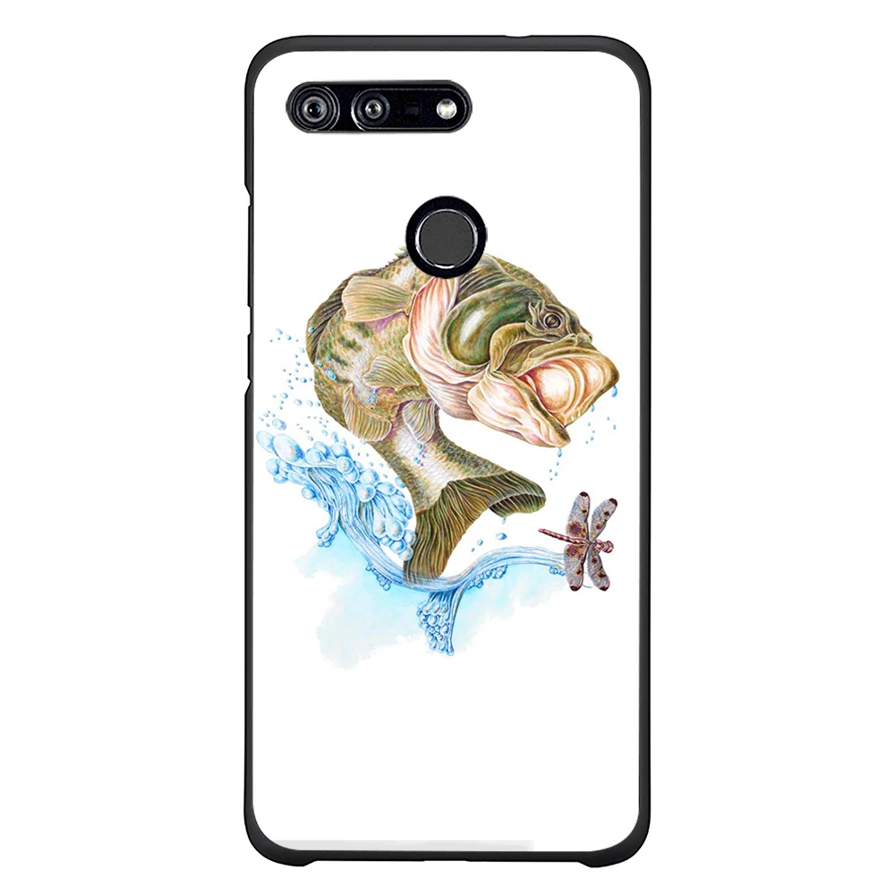 Black TPU Printed Cover for Honor 10 Case Soft Phone 8x 7a Pro 7c Casa Back |