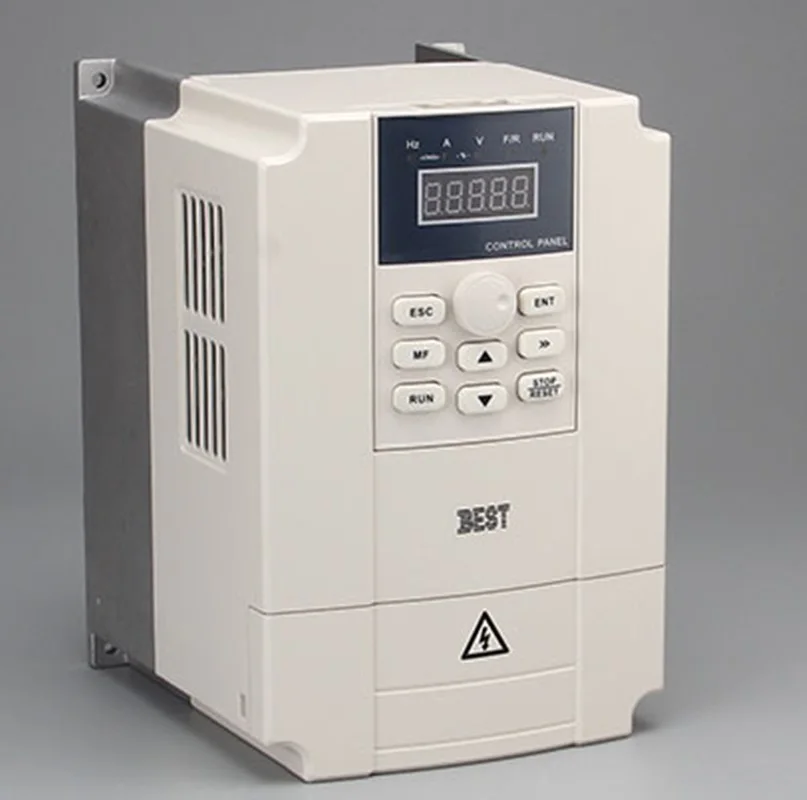 Лучший 4kw 5HP 1000HZ VFD инвертор Частотный преобразователь однофазный 220v вход 3-фазный