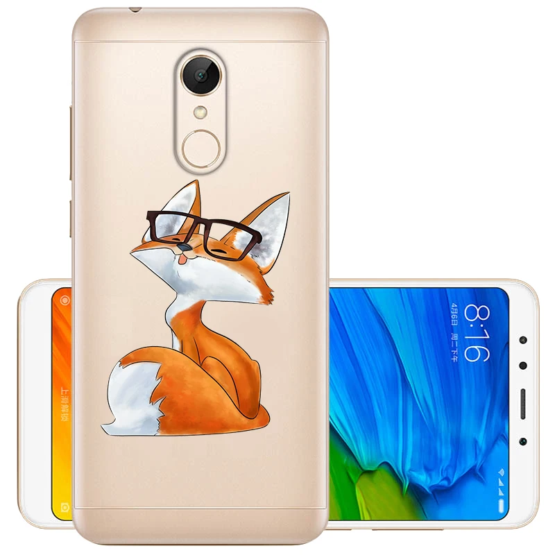 Мягкий чехол из ТПУ для Xiaomi Redmi 5 Plus мягкий силиконовый задней панели телефона