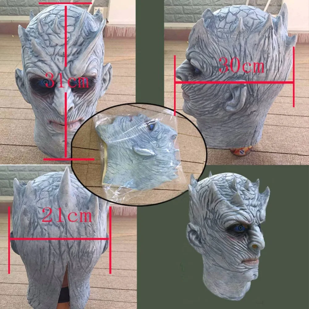 Игра престолов маска на Хэллоуин ночной король Уокер лицо ночь RE Zombie латексная
