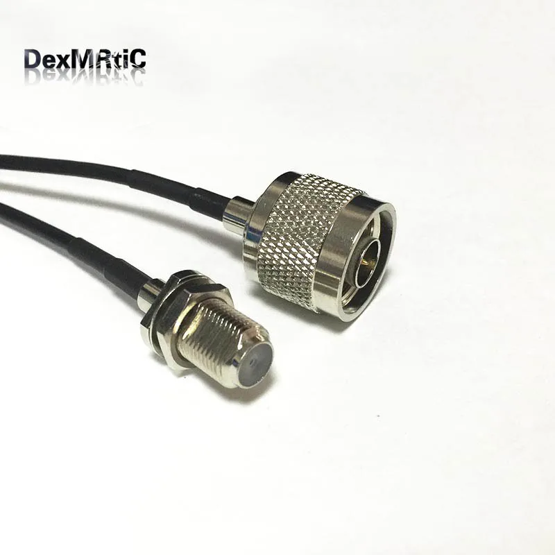 НОВЫЙ N штекер переключателя F Женский Соединительный кабель RG174 оптовая продажа