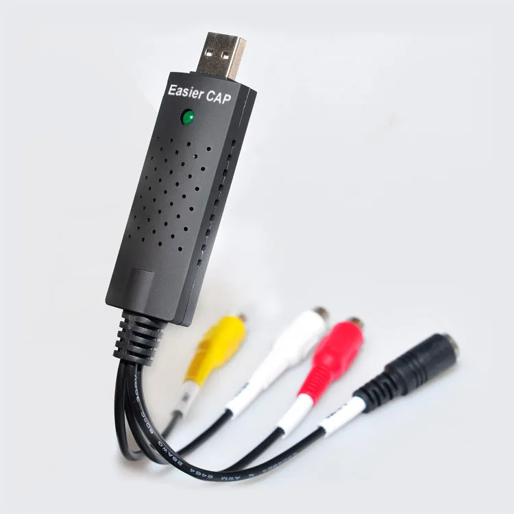 Продвижение цена USB 2.0 легче крышка DC60-007 TV DVD VHS а . в аналоговый сигнал аудио видео