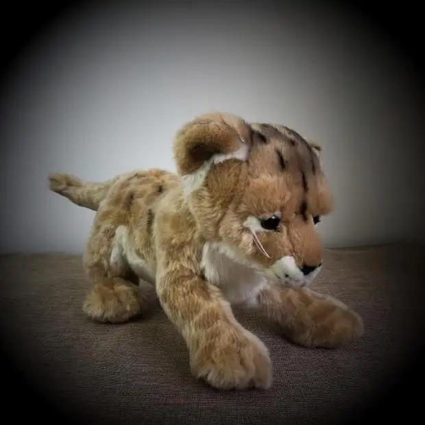 

Original Cute Africa Lion Panthera leo Simulative Animal Soft Stuffed Plush Toy Doll Birthday Gift Children Baby Girl Gift
