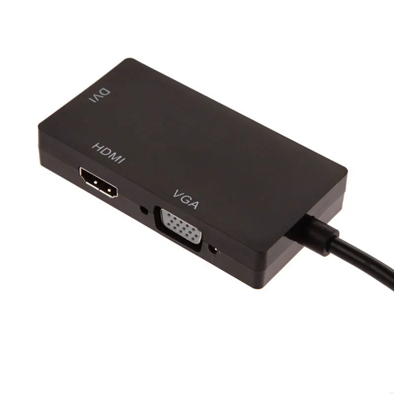 Кабель-адаптер 3 в 1 с Mini DisplayPort Thunderbolt на DVI + VGA HDMI для Apple Macbook Pro Microsoft Surface 2 |