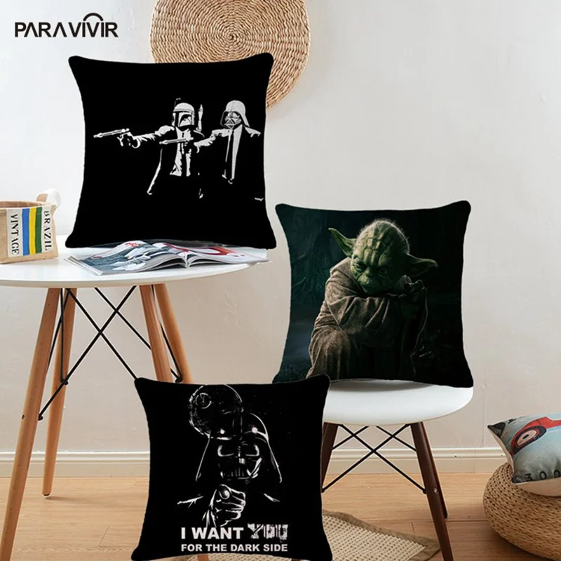 Чехлы для подушек Горячая фильм Star Wars печатных Пледы Подушки автомобилей офисные