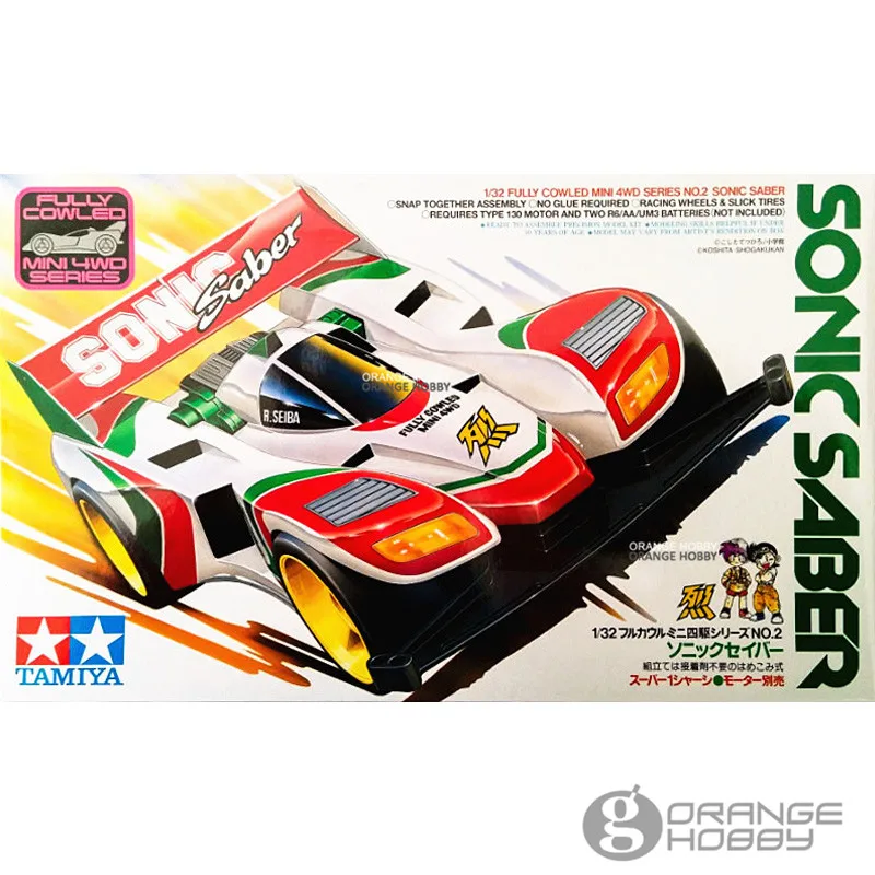 OHS Tamiya по супер скидке 1/32 мини 4WD № 2 Sonic зубная щётка сабля(супер 1 шасси) сборки пластиковая модель Наборы
