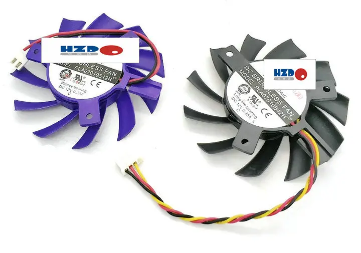 Вентилятор охлаждения графической карты HZDO GT220 GT240 PLA07010S12H|Кулеры и системы