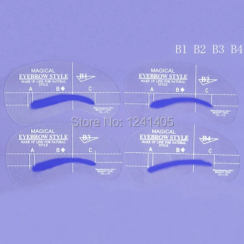 4 шт./компл. стилей Уход за лошадьми трафарета комплект Make Up Макияж Формирование DIY