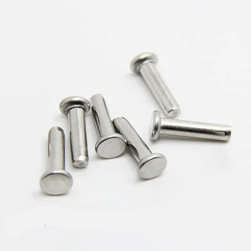 30 шт. M3 плоские головки Твердые заклепки ручной тип ударные GB109 Алюминий 5 мм-20 мм