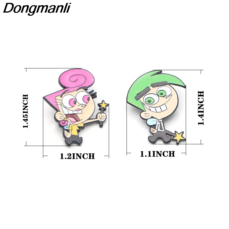 P3836 Dongmanli мода довольно oddpards металлические эмалированные броши и коллекция булавок Нагрудный значок для рюкзака воротник ювелирные изделия